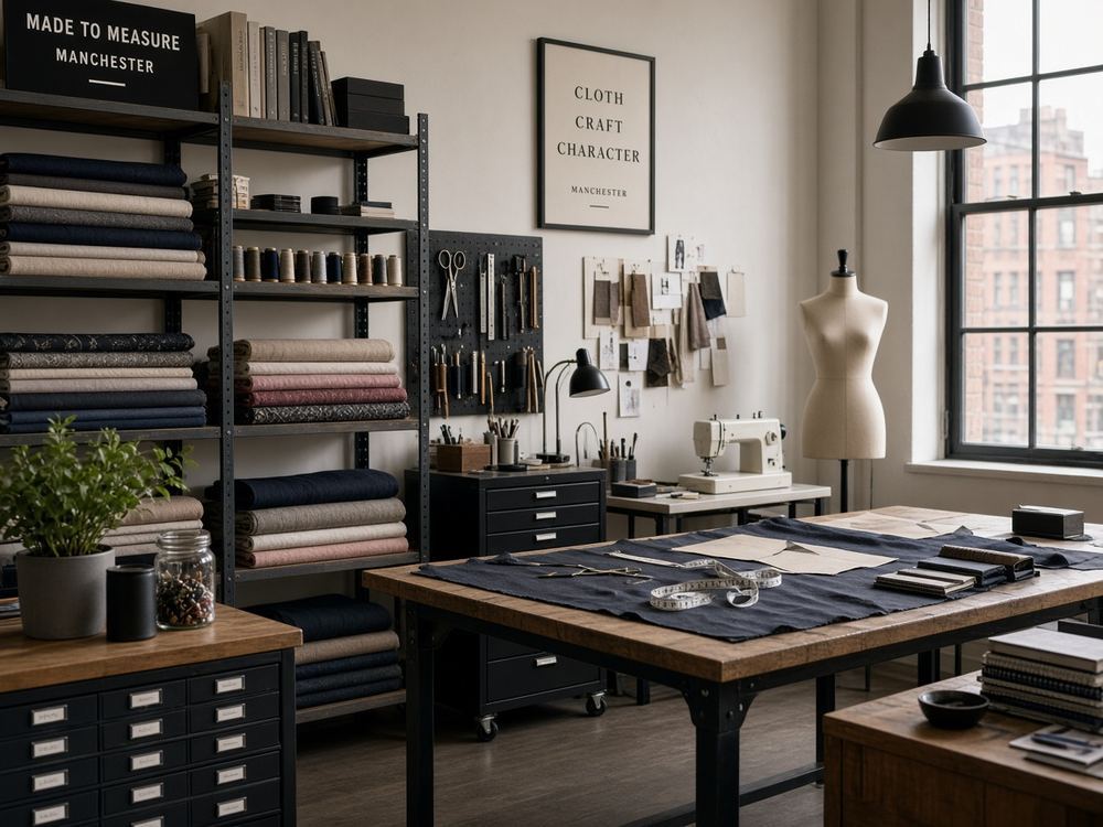 About the Custom clothing / dressmaking / made-to-measure sewing studio at Outfield Garrison Studio
