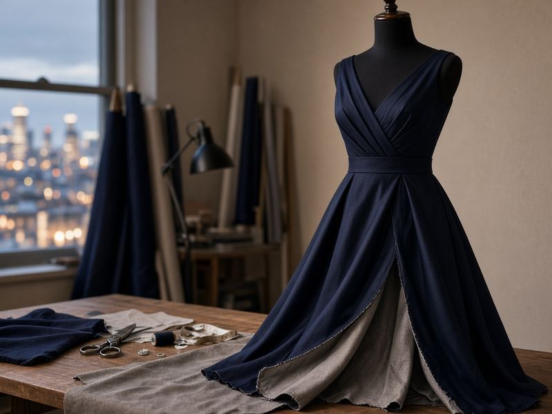 Evening wear at Outfield Garrison Studio